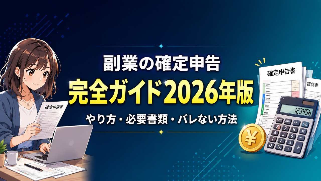 副業の確定申告やり方完全ガイド2026年版